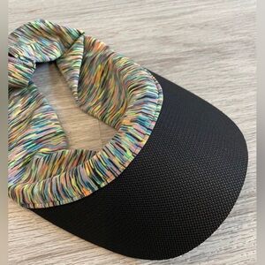 Cute Colourful Stretchy Visor with Ponytail Hole.